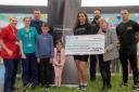 The Ferguson family has presented a cheque for more than £20,000 to the East and North Hertfordshire Hospitals' Charity.