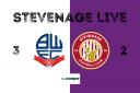 RECAP: Bolton Wanderers 3 Stevenage 2 - League One result as it happened