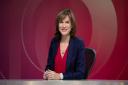 Fiona Bruce will present Question Time from Stevenage today.