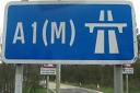 The A1(M) is set to be affected by road closures next year.