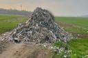 The fly-tipping incident in Watton at Stone was the fifth in Hertfordshire since February 20.