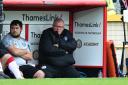 Steve Evans felt frustrated at his side at both ends of the pitch. Picture: TGS PHOTO