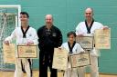 More black belts were awarded at Powell Taekwondo Club. Picture: POWELL TKD