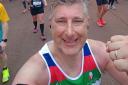 Dunmow headteacher Alex Burden ran the London Marathon for charity