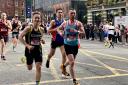 Tom Barclay of North Herts Road Runners on his way to 11th in the Manchester Marathon. Picture: DAVE BRAYBROOK
