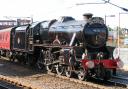 The Sherwood Forester (pictured) is one of the steam locomotives that will be passing through Hertfordshire this weekend.