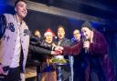 Singer Junior Andre joined Stevenage mayor Myla Arceno, mayor's consort John Arceno and Stevenage Borough Council leader Richard Henry to switch on the Christmas lights.