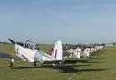 Aircraft on the flightline on the morning of the Duxford Air Show
. [Picture: Andrew Tunnard / IWM]
