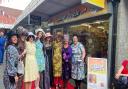 Staff and volunteers at Vintage House took to the red carpet catwalk to mark