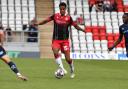 Terence Vancooten could make his first appearance of the season for Stevenage against Oxford United. Picture: TGS PHOTO