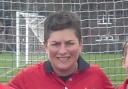 Julie Rhodes scored for Stevenage thirds against Harpenden. Picture: RICHARD ELLIS
