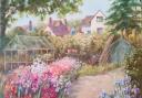 Barbara Heaton's painting of a Letchworth allotment.