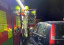 Firefighters have struggled to attend an incident in Stevenage, due to an illegally parked.