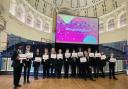 Fourteen pupils from Barnwell School in Stevenage took part in the programme.