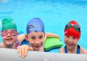Pupils at Martins Wood Primary School in Stevenage are learning to swim in a pop-up pool in their playground.
