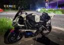 This motorbike was stopped by police after reaching speeds in excess of 160mph on the A1(M).