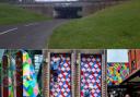 Images of artworks that the artists have completed in other towns