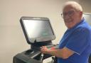 John uses the treadmill for 20 minutes each time