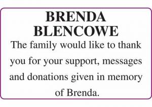 BRENDA BLENCOWE