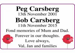 Peg Carsberg & Bob Carsberg