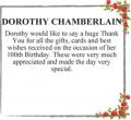 DOROTHY CHAMBERLAIN