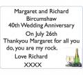 Margaret and Richard Bircumshaw