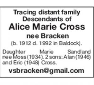 Alice Marie Cross