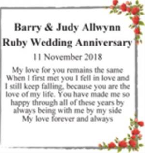 Barry & Judy Allwynn