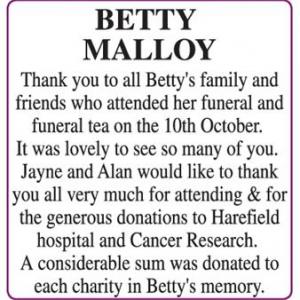 Betty Malloy