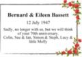 Bernard & Eileen Bassett