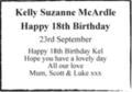 Kelly Suzanne McArdle