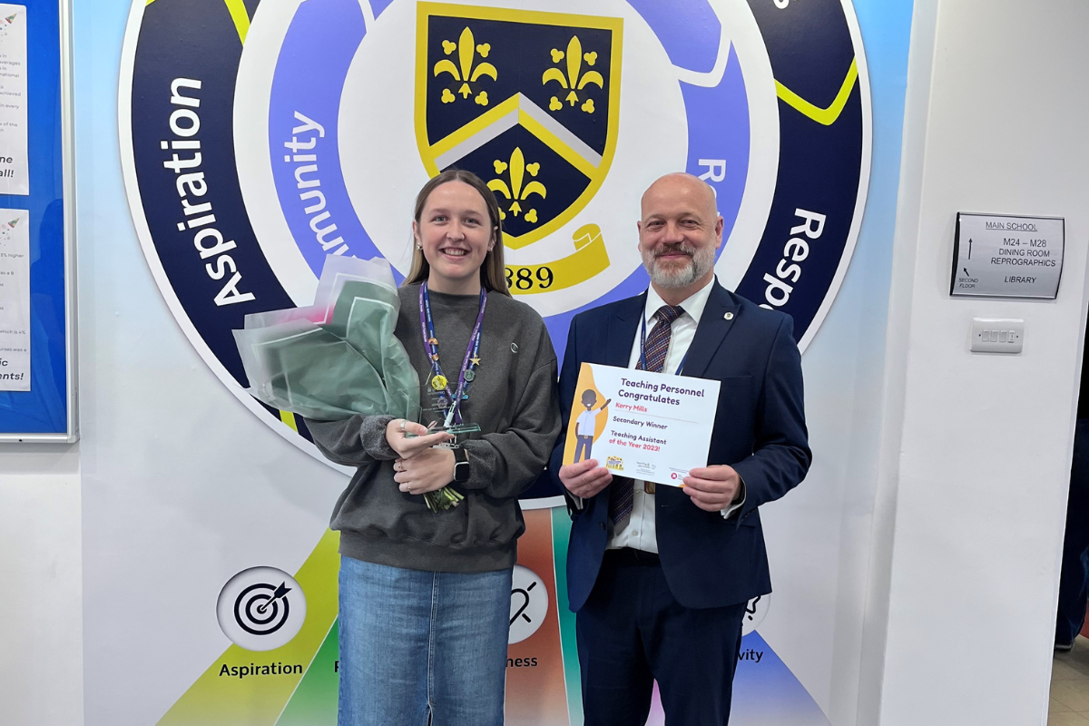 Teaching assistant from Hitchin wins national award - Vimarsana News