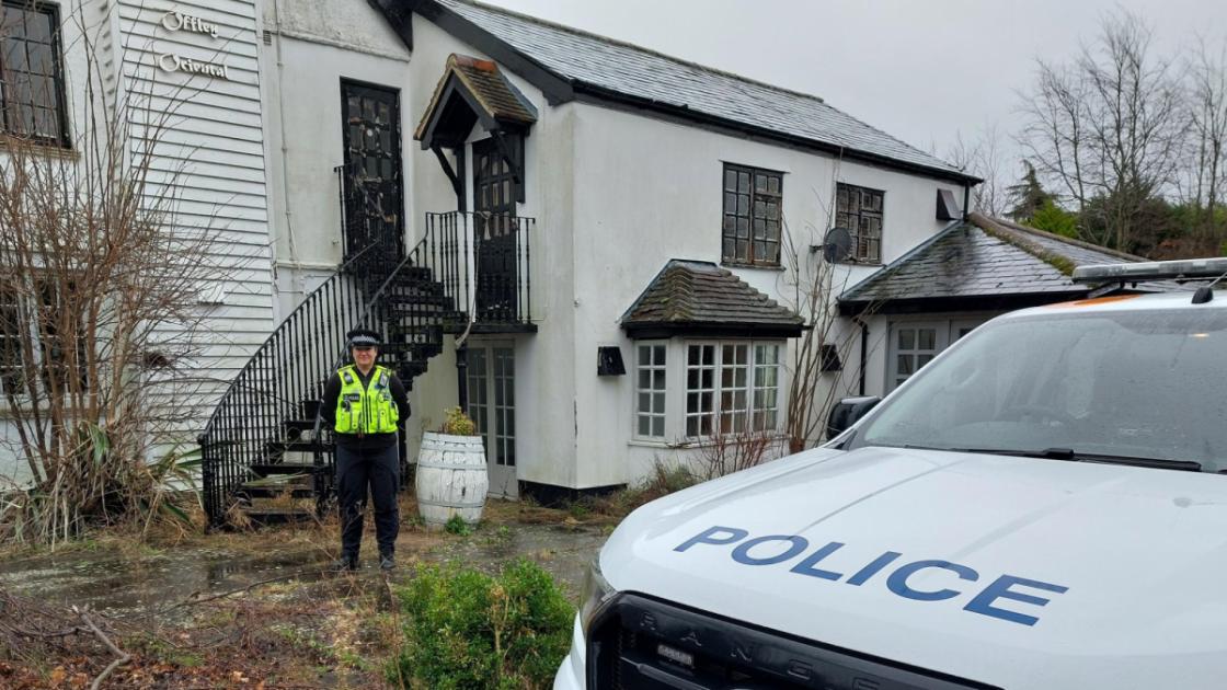 Anti-social behaviour stopped at derelict Offley building 