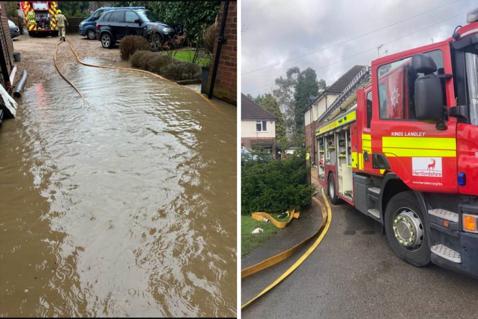 Hertfordshire: Flooding reported across the county 