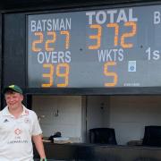 George Crouch set an individual club record for Ickleford with his 227 not out.