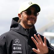Mercedes' Lewis Hamilton arriving ahead of the British Grand Prix 2022 at Silverstone, Towcester.