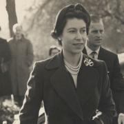 Queen Elizabeth II makes her way to a Sunday service in St Paul\'s Walden, Hertfordshire