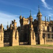 Knebworth House doubled as Wayne Manor in Tim Burton's 1989 Batman movie starring Michael Keaton as the Caped Crusader. The gates feature in the first look teaser for The Flash, in which Michael Keaton returns as Batman.