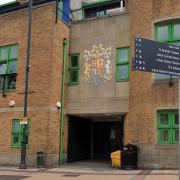 Luton Crown Court, where Patrick Sharp, 18, of Stevenage, appeared via video-link after being charged with the murder of Kajetan Migdal.
