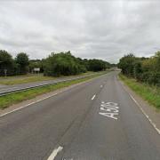 A 17-year-old male was killed during a crash on the A505 this morning.