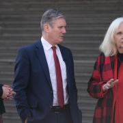 The leader of the opposition, Labour's Sir Kier Starmer, visited Stevenage today (March 21).
