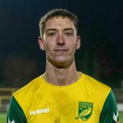 Jake Hutchinson scored twice for Hitchin Town against Peterborough Sports.