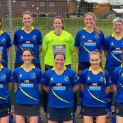 Blueharts ladies' first team won their fourth game from the last five East Hockey League matches.