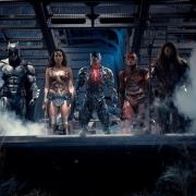 Batman, Wonder Woman, Cyborg, The Flash, and Aquaman in Zack Snyder's Justice League.