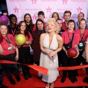 The Stevenage bowling alley's refurb, which cost a staggering £400,000, was celebrated in Hollywood style yesterday (October 14)