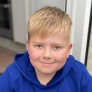 George Fox, 12, from Barton, was diagnosed with a brain tumour back in April