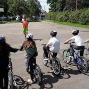 Year 4, 5 and 6 pupils at Bedwell School in Stevenage had the opportunity to learn to ride or improve their cycling skills, thanks to Herts County Council, British Cycling and Herts Disability Sports Foundation
