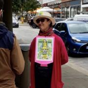 Extinction Rebellion North Herts were out in Letchworth at the weekend, urging people to 'come to the table' to discuss climate change