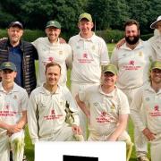 Preston Cricket Club line-up after the win over Dunstable in the Herts Cricket League.