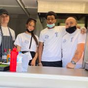 The Chicken George crew from Hitchin were invited up to St George's Park to feed the England Euro 2020 squad after their clash against Croatia